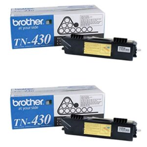 Brother Genuine TN430 2-Pack Standard Yield Black Toner Cartridge with Approximately 3,000 Page Yield/Cartridge