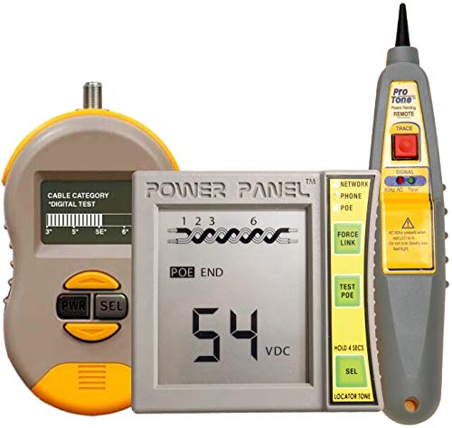 Triplett CPK1000IL2 Byte Brothers Testing Kit with Real World Certifier Ethernet Cable Category Verifier / Coax Tester and Power Panel CAT 5/6 Digital Voltmeter