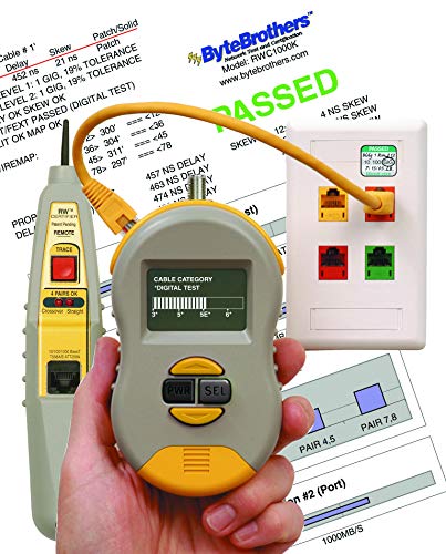 Triplett CPK1000IL2 Byte Brothers Testing Kit with Real World Certifier Ethernet Cable Category Verifier / Coax Tester and Power Panel CAT 5/6 Digital Voltmeter