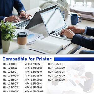 TN660 High Yield Toner Cartridge: TN 660 TN-660 2Pack Black Compatible Replacement for Brother HL-L2380DW HL-L2300D HL-L2340DW MFC-L2740DW MFC-L2700DW MFC-L2720DW DCP-L2540DW Printer