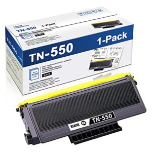 maxcolor tn550 1 pack black,compatible tn550 toner cartridge replacement for brother hl5240 5250dndnt 5270dn mfc8370 8460n 8470dn dcp8060 8080dn 8085dn printer toner cartridge