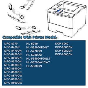 MaxColor TN550 1 Pack Black,Compatible TN550 Toner Cartridge Replacement for Brother HL5240 5250DNDNT 5270DN MFC8370 8460N 8470DN DCP8060 8080DN 8085DN Printer Toner Cartridge