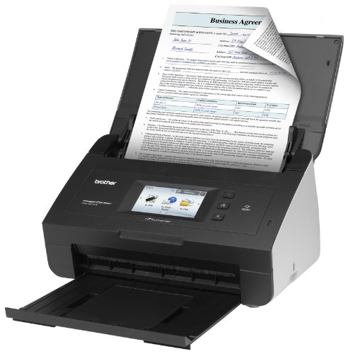 BROTHER INTL (PRINTERS) Brother ImageCenter ADS2500W Sheetfed Scanner. ADS-2500W DESKTOP SCANNER WL WL 24PPM. 24-bit Color - 8-bit Grayscale - USB - Ethernet