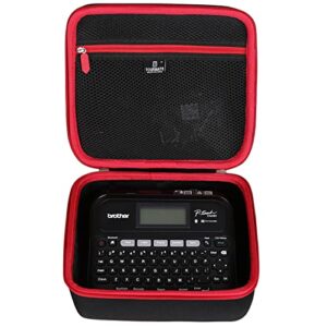 tourmate hard case compatible with brother p-touch pt- d610bt business professional connected label maker, case only