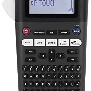 Brother P-touch, PTH300LI, Rechargeable Portable Label Maker, One-Touch Formatting, Vivid Bright Display, Fast Printing Speeds, Black