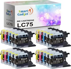 smart gadget compatible ink cartridge replacement brother lc71 lc79 lc75 lc75xl lc 75 | use with mfc-j6510dw mfc-j6710dw mfc-j6910dw mfc-j280w mfc-j425w printers | 20 pack