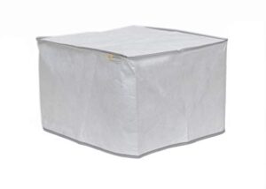 the perfect dust cover, white vinyl cover for brother hl-l3270cdw color laser printer, anti static and waterproof cover dimensions 17.3”w x 18.1”d x 9.9”h by the perfect dust cover llc