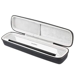 khanka hard travel case replacement for brother ds-640 / ds-740d / ds-720d compact mobile document scanner, case only