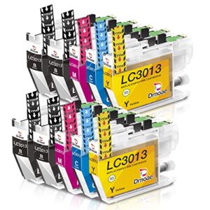 drnoae lc3013 ink cartridges bk/c/m/y, compatible with brother mfc-j895dw mfc-j497dw mfc-j491dw mfc-j690dw ink cartridges, 10 pack
