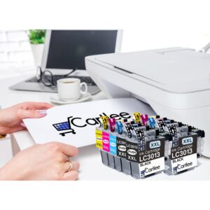 Cartlee 10-Pack Compatible Ink Cartridges Replacement for LC3013 LC-3013 Ink Cartridges BK/C/M/Y LC3011 Ink Cartridges for Brother LC3011 Ink Cartridges for Brother Printer Ink LC3011 (4BK, 2X C/M/Y)