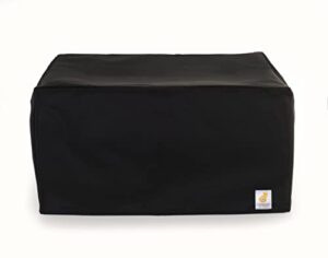 the perfect dust cover, anti static cover for brother hl-l2350dw monochrome compact laser printer, black nylon waterproof cover dimensions 14”w x 14.2”d x 7.2”h by the perfect dust cover llc