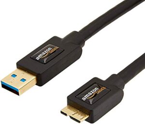 amazon basics z25k usb 3.0 cable – a-male to micro-b – 6 feet (1.8 meters), printer