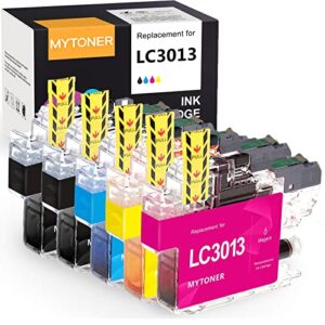 mytoner lc3013 compatible ink cartridge replacement for brother lc3011/lc3013 lc-3013 ink for brother mfc-j491dw, mfc-j497dw, mfc-j690dw, mfc-j895dw printer ink (black, cyan, magenta,yellow, 5-pack)