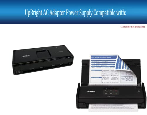 UpBright 24V AC/DC Adapter Compatible with Brother ImageCenter ADS-1000W ADS1000W Image Center Color Desktop Wireless Scanner DS-C R33030 ADP-24DR AA DSC ADP-24DRAA 24VDC 1A DC24V Power Supply Charger