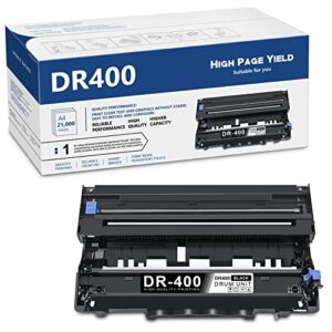 dr400 drum unit 1-pack compatible dr-400 replacement for brother dr400 drum unit hl-1230 1240 dcp-1200 1400 mfc-8300 8500 intellifax-4100 4750 5750 printer (not include toner)