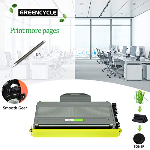 greencycle Drum Unit + 2X Toner Cartridge Replacements Compatible for Brother DR-360 TN-360 use with MFC-7340/7345N/7440N/7840W HL-2140/2170W DCP-7030/7040 Printer