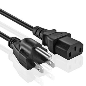 [ul listed] omnihil 8 feet long ac/dc power cord compatible with brother mfc-l3770cdw printer