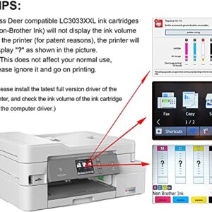 Miss Deer LC3033 BK/C/M/Y Ink Cartridges Compatible Replacement Ink for Brother LC3033 LC3033XXL 3033 LC3035, Work for Brother MFC-J995DW MFC-J805DW MFC-J815DW, 2 Sets