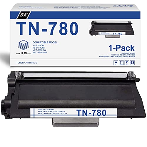 (Black,1-Pack) Compatible TN-780 Toner Cartridge Replacement for Brother TN780 HL-6180DW HL-6180DWT MFC-8950DW MFC-8950DWT Printer Toner Cartridge