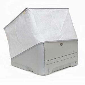 The Perfect Dust Cover, White Vinyl Cover for Brother MFC-L3770CDW Color All-in-One Printer, Anti Static and Waterproof Cover Dimensions 16.1''W x 20''D x 16.3''H by The Perfect Dust Cover LLC