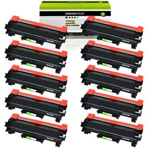 greencycle compatible toner cartridge replacement for brother tn760 tn-760 tn730 to use with hl-l2350dw hl-l2395dw hl-l2390dw hl-l2370dw mfc-l2750dw mfc-l2710dw (black, 10-pack)