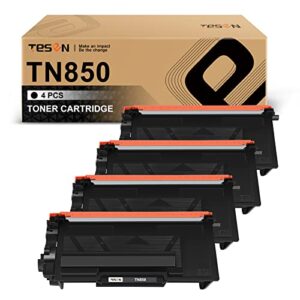 tesen tn850 tn820 hl-l6200 compatible toner cartridge replacement for brother tn850 tn820 for use with brother hll6200dw hll6200dwt hll6250dw mfcl5800dw dcpl5650dn dcpl5600dn printer 4 pk high yield