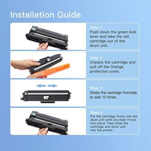 GPC Image Flex Compatible TN227 Toner Cartridge Replacement for Brother TN227 TN 227 TN223 Compatible with Brother HL-L3270CDW MFC-L3750CDW MFC-L3710CW MFC-L3770CDW HL-L3210CW HL-L3290CDW（4 Pack）