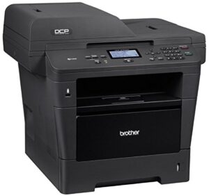 brother printer dcp-8150dn monochrome printer with scanner and copier, amazon dash replenishment enabled (renewed)