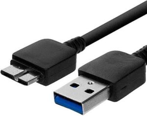 ntqinparts usb3.0 pc/mac transfer sync data power charge cable cord for brother ds-640 compact mobile document scanner