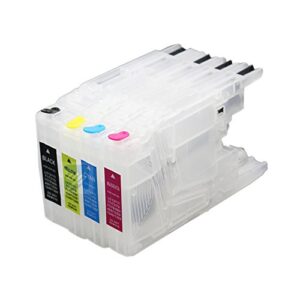 upink empty refillable ink cartridge replacement for brother lc75 lc71 lc79 mfc-j280w j425w j430w j432w j435w j625dw j6510dw mfc-j6710dw mfc-j6910dw