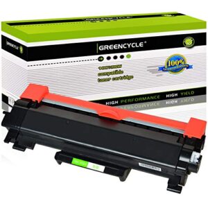 greencycle compatible toner cartridge replacement for brother tn760 tn-760 tn730 with chip to use with hl-l2350dw hl-l2395dw hl-l2390dw hl-l2370dw mfc-l2750dw mfc-l2710dw (black, 1-pack)