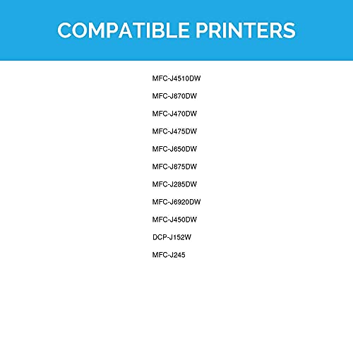 LD Compatible Ink Cartridge Replacement for Brother LC103 High Yield (2 Cyan, 2 Magenta, 2 Yellow, 6-Pack)