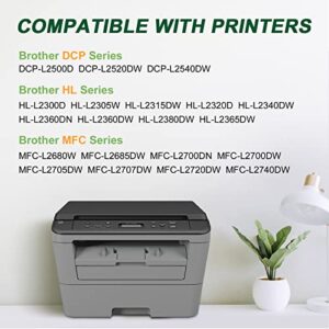 CAVDLE Compatible Drum and Toner Cartridge Replacement for Brother DR630 TN660 TN630 Work with HL-L2300D HL-L2305W HL-L2360DN MFC-L2680W MFC-L2685DW MFC-L2705DW (3 Toner Cartridges + 1Drum Unit)