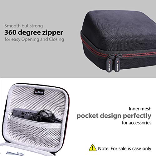 LTGEM Hard Protective Carrying Case for Brother P-Touch PTD210/PTD220 Label Maker - Travel Protective Carrying Storage Bag