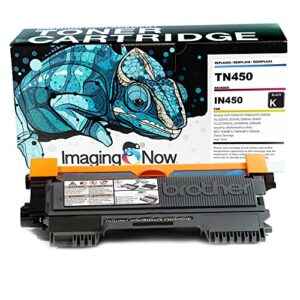 imagingnow – eco-friendly toner compatible with brother oem tn-450 – premium cartridge replacement, page yield up to 2,600 pages