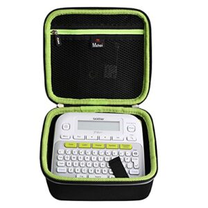 mchoi hard portable case compatible with brother p-touch ptd210 label maker, case only