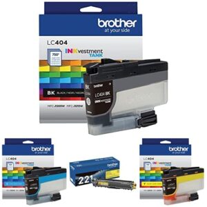 brother 4-color ink cartridge set, lc404