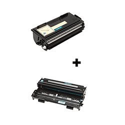 (2 pack) compatible with brother, set of tn-430 toner cartridge, dr-400 drum unit – 1 of each