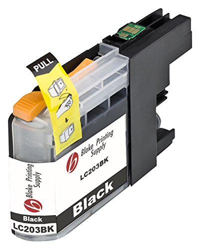 Blake Printing Supply Compatible Ink Cartridge Replacement for Brother LC201, LC203 (Black, 5-Pack)