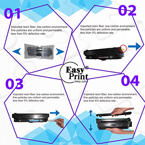 EASYPRINT (Color Set, 2xCMY) Compatible TN315 Toner Cartridge TN-315 Used for Brother HL-4140CN/ 4150CDN/ 4570CDW, MFC-9460CDN/ 9465CDN/ 9560CDN/ 9970CDN, DCP-9055CDN/ 9270CDN Printers, (6-Pack)