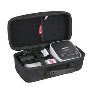 hermitshell hard travel case for brother vc-500w versatile compact color label and photo printer