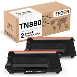 tn880 tesen compatible toner cartridge replacement for brother tn880 tn-880 to use with hll6200dw hll6200dwt mfcl6700dw hll6250dw hll6300dw hll6400dw mfcl6750dw l6800dw l6900dw high yield 2-pack