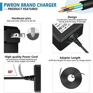 PwrON 6.6 FT Long 9V AC to DC Power Adapter Charger for Brother P-Touch PT-2430PC PT-2700 PT-2710 PT-2730 PT-1290 PT-1300 PT-6100 PT-7100 Labeler Printer