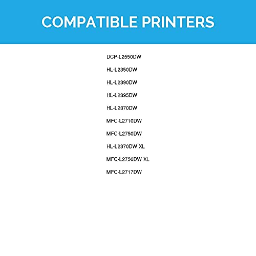 LD Products Compatible Toner Cartridge Replacements for Brother TN770 TN-770 TN760 TN-760 TN730 TN-730 Super High Yield XL (Black, 3pk) TN770 Toner for Brother Printer HL-L2370DW, MFC-L2730DW