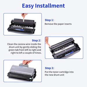 JetSir Compatible Drum Unit Replacement for Brother DR630 DR-630 DR 630,Use for Brother TN660 TN630 for HL L2300D L2340DW L2380DW L2360DW L2320 DCP L2540DW L2520DW MFC L2700DW L2720DW L2740DW Printer