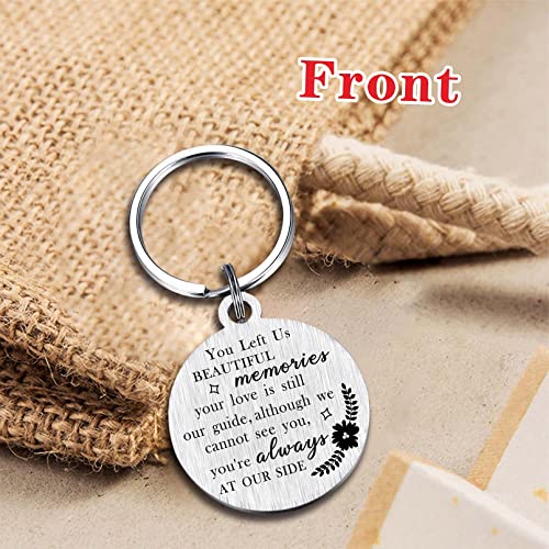 Resdink Brother Memorial Gifts, Memory Gift for Loss of Brother, Sympathy Gifts for Loss of Brother Bereavement Grief Keychain, in Remembrance of Brother Died Gift, Grave Decoration Memorial Brother