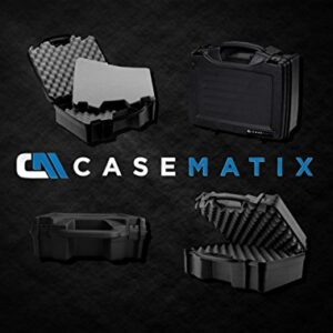 Casematix OfficeForce Printer Labeler Hard Case Compatible with Brother P Touch Label Maker Pt d600, p750, d450 Pc PTouch Label Printers and More with Accessories, Includes Case Only