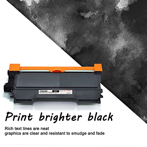 TN450 High Yield Toner Cartridge Compatible TN-450 Black Replacement for Brother TN450 TN-450 for Brother DCP-7060D DCP-7065D MFC-7240 MFC-7360N MFC-7365DN MFC-7460DN Printer Toner.(Black 1 Pack)