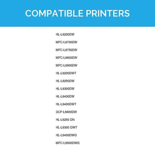 LD Products Compatible Toner Cartridge Replacement for Brother TN880 Super High Yield (Black 5-Packs) for use in DCP-L6600DW HL-L6200DW HL-L6200DWT HL-L6250DN HL-L6250DW HL-L6300DWT & HL-L6300DW