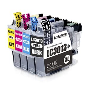 lc3013 8pcs high yield compatible page yield up to 800 pages for brother lc3013 ink cartridges compatible with mfc-j491dw mfc-j497dw mfc-j690dw mfc-j895dw inkjet printer(2black,2cyan,2magenta,2yellow)
